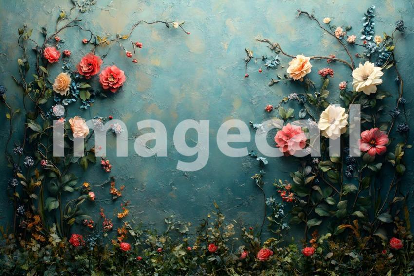 026 botanical garden vintage 25 backdrops bd25418