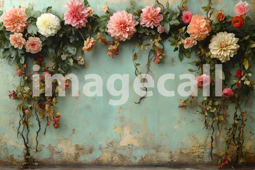 018 botanical garden vintage 25 backdrops bd25418