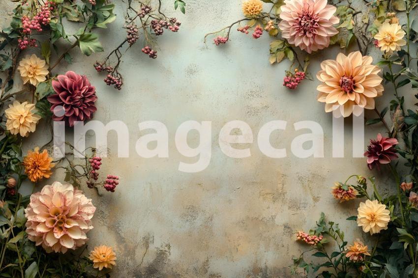 004 botanical garden vintage 25 backdrops bd25418