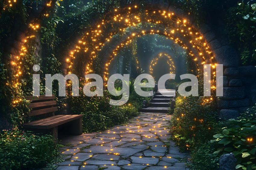 044 enchanted herb garden 65 backdrops b25004