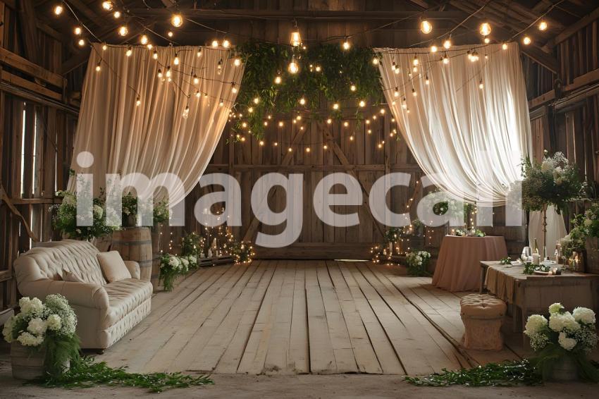 007 rustic barn wedding 25 backdrops bd25555