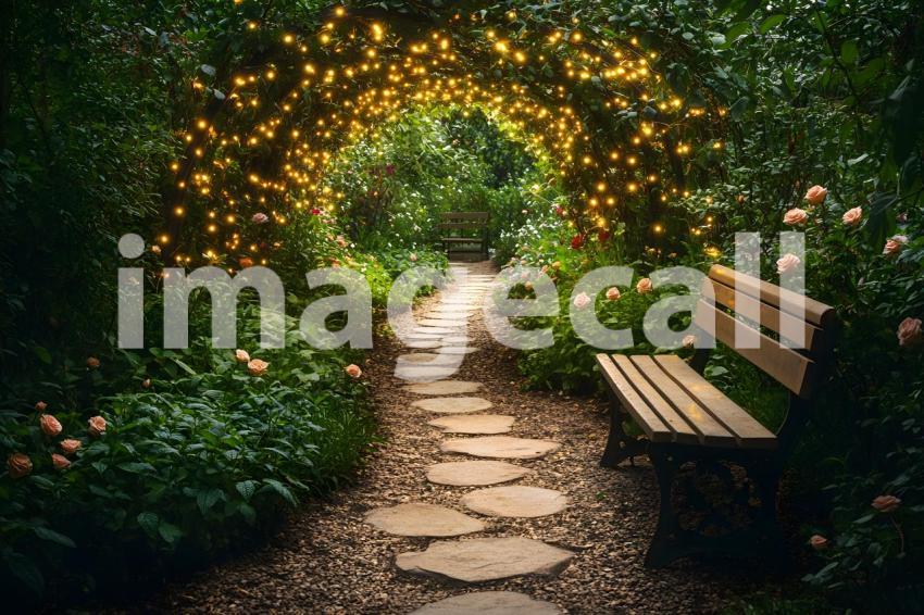 030 enchanted herb garden 65 backdrops b25004