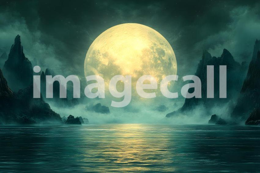 518 cinematic fantasy moon landscape 785 backdrops b25130
