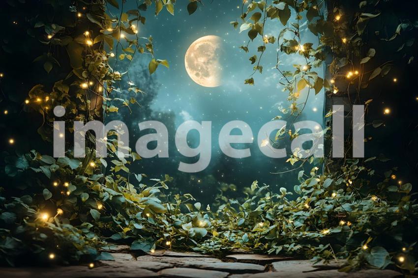 468 cinematic fantasy moon landscape 785 backdrops b25130