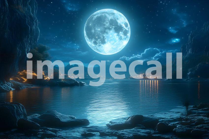 463 cinematic fantasy moon landscape 785 backdrops b25130