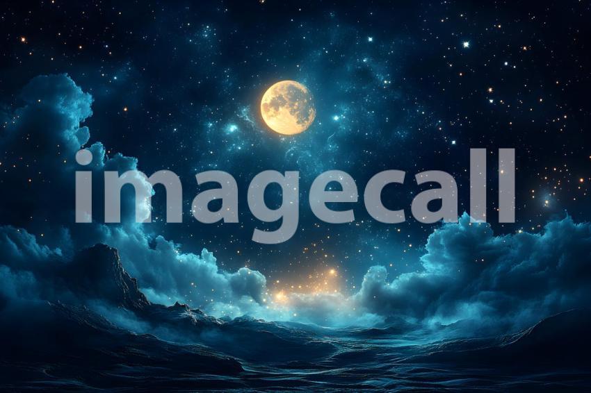 538 cinematic fantasy moon landscape 785 backdrops b25130