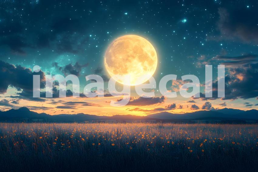 356 cinematic fantasy moon landscape 785 backdrops b25130