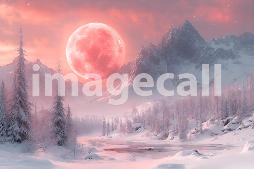 351 cinematic fantasy moon landscape 785 backdrops b25130
