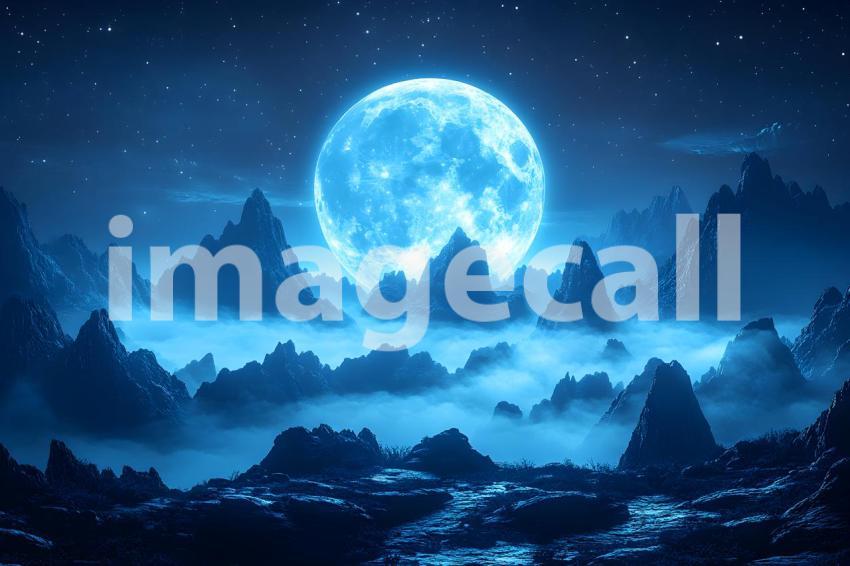 310 cinematic fantasy moon landscape 785 backdrops b25130