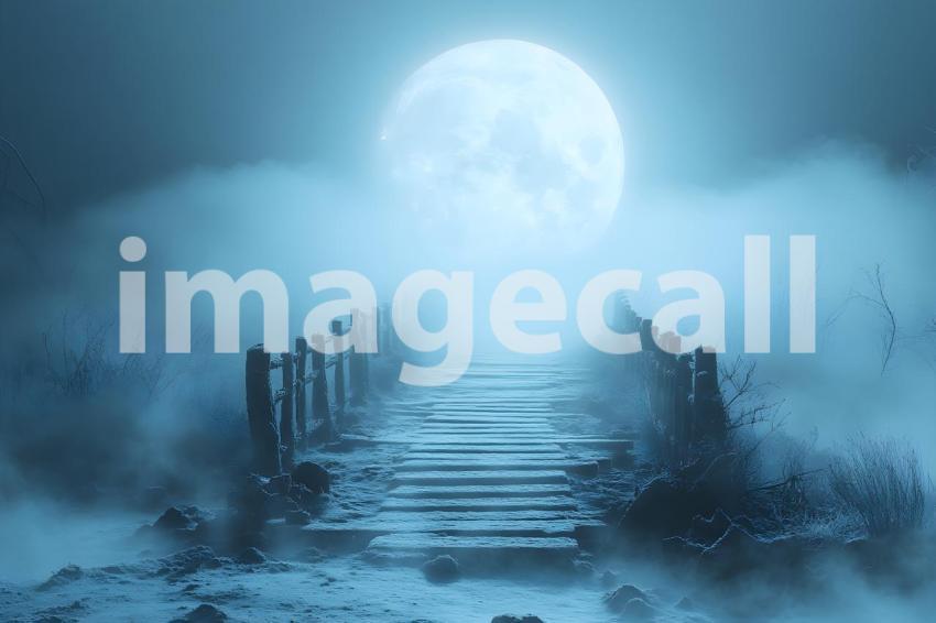 376 cinematic fantasy moon landscape 785 backdrops b25130