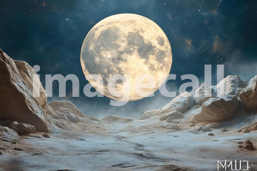 395 cinematic fantasy moon landscape 785 backdrops b25130