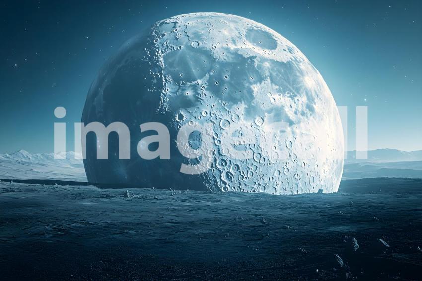 408 cinematic fantasy moon landscape 785 backdrops b25130