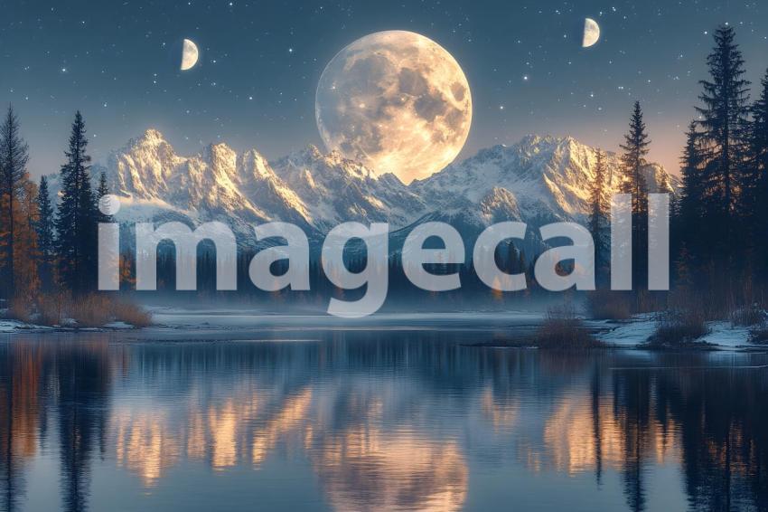 326 cinematic fantasy moon landscape 785 backdrops b25130