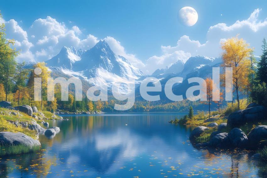387 cinematic fantasy moon landscape 785 backdrops b25130