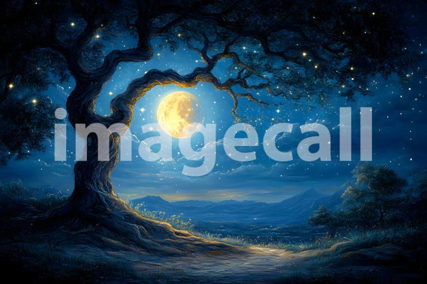 036 cinematic fantasy moon landscape 785 backdrops b25130