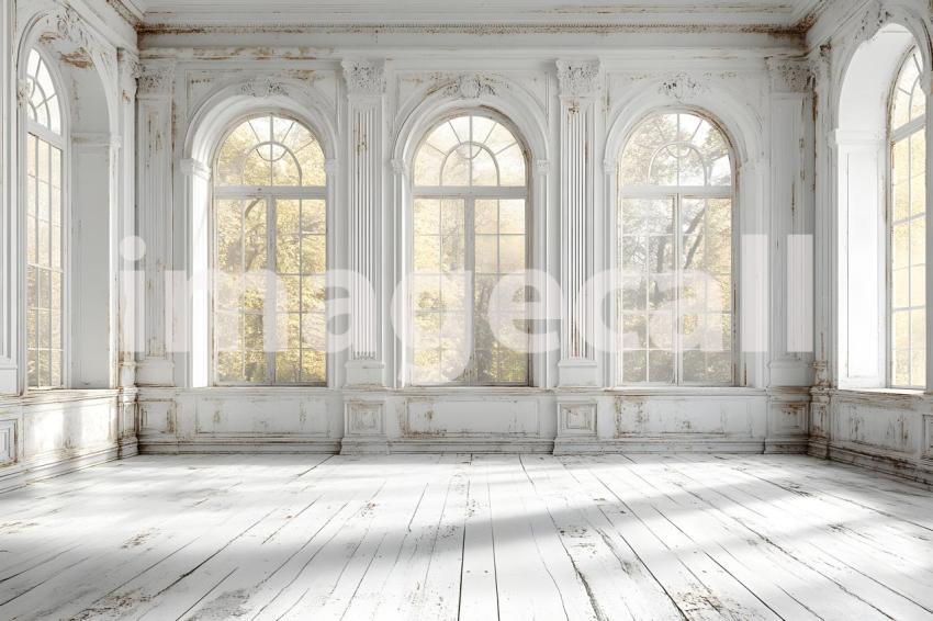001 white vintage room 60 backdrops b25152