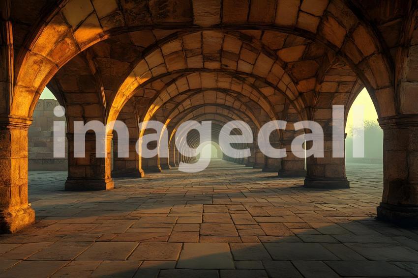 158 wizarding school arches 220 backdrops b25025