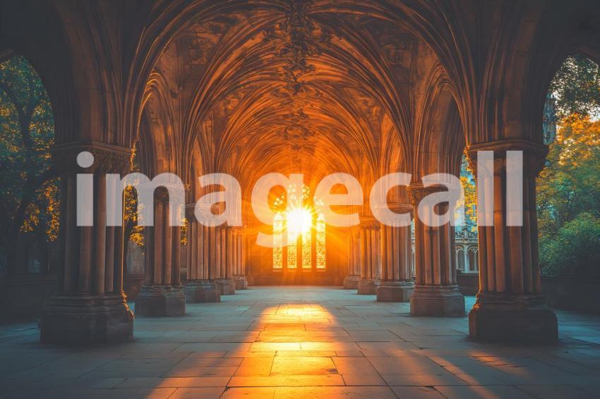 055 wizarding school arches 220 backdrops b25025