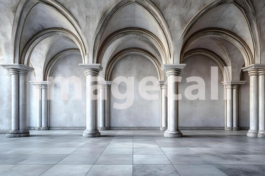 024 wizarding school arches 220 backdrops b25025