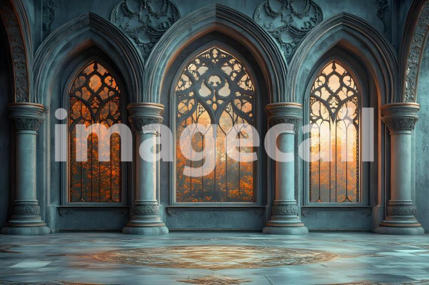 022 wizarding school arches 220 backdrops b25025