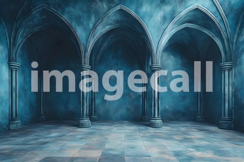 057 wizarding school arches 220 backdrops b25025