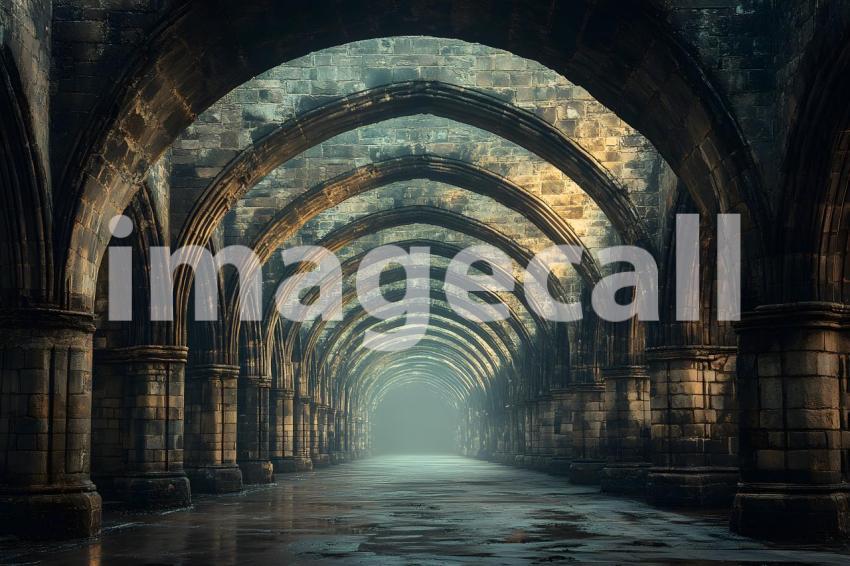 132 wizarding school arches 220 backdrops b25025