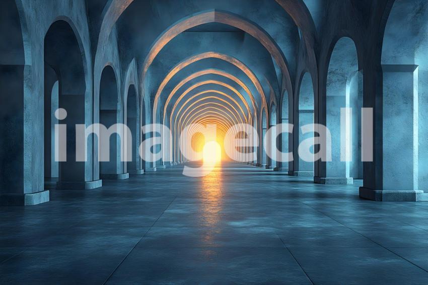 035 wizarding school arches 220 backdrops b25025
