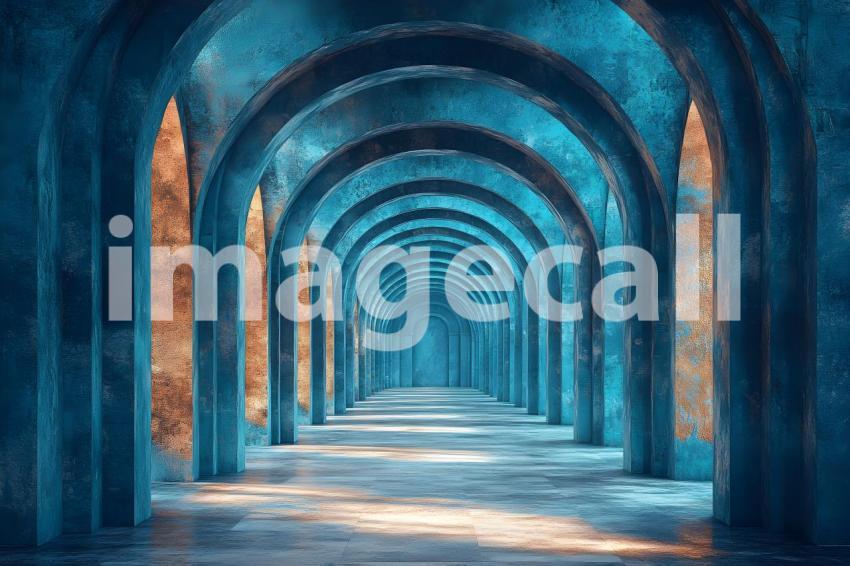 039 wizarding school arches 220 backdrops b25025