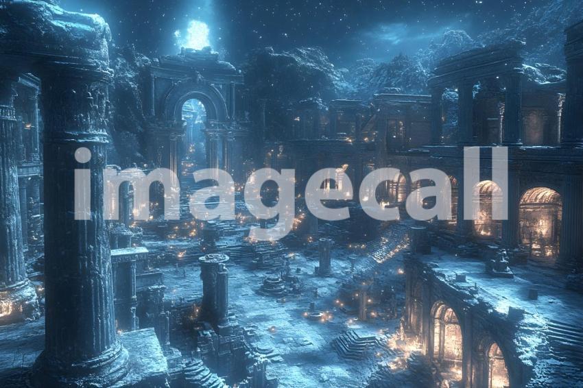 160 ancient roman night 160 backdrops b25069