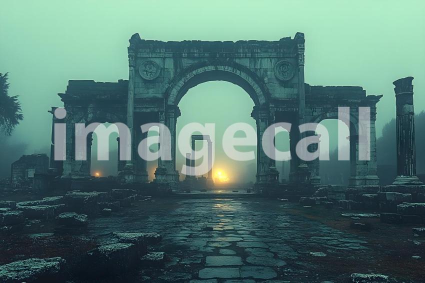 155 ancient roman night 160 backdrops b25069