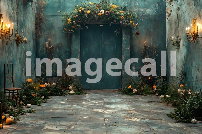 025 spooky abandoned fortress 30 backdrops b25007