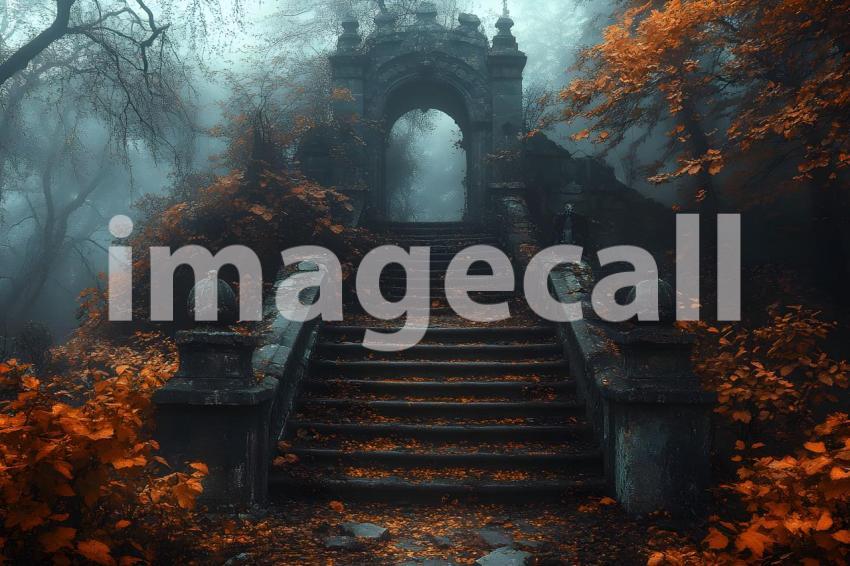 003 spooky abandoned fortress 30 backdrops b25007