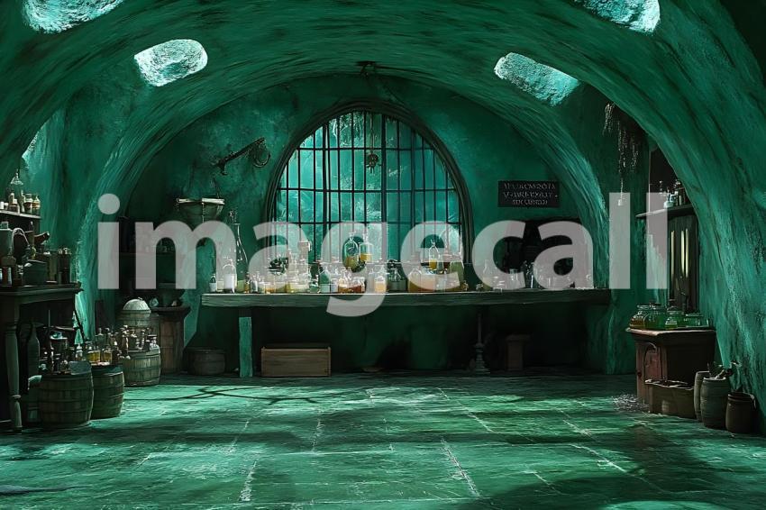 003 green hued apothecary 20 backdrops b25096