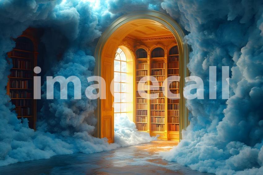 020 floating library dream 40 backdrops b25181