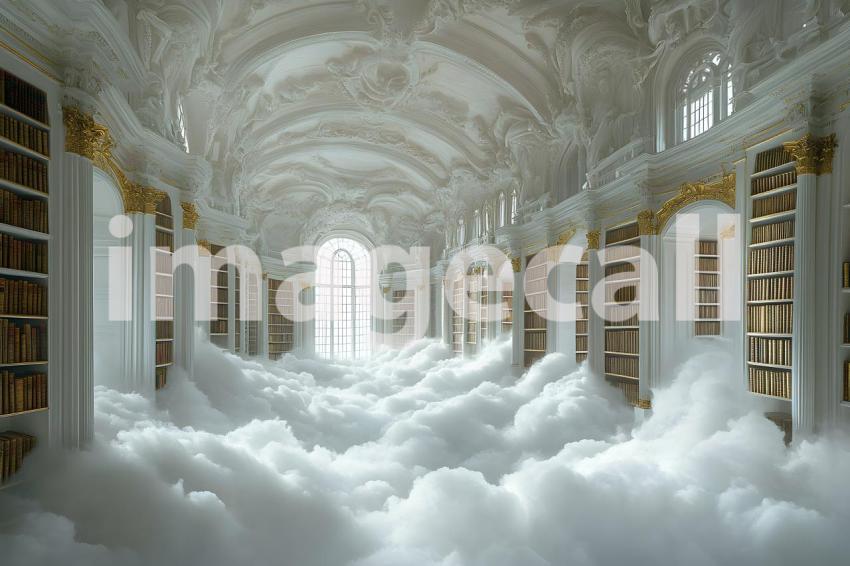 027 floating library dream 40 backdrops b25181