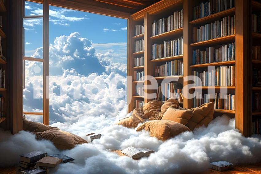 013 floating library dream 40 backdrops b25181