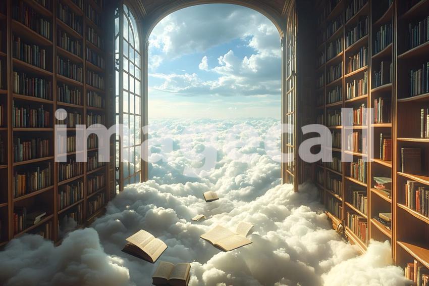 016 floating library dream 40 backdrops b25181