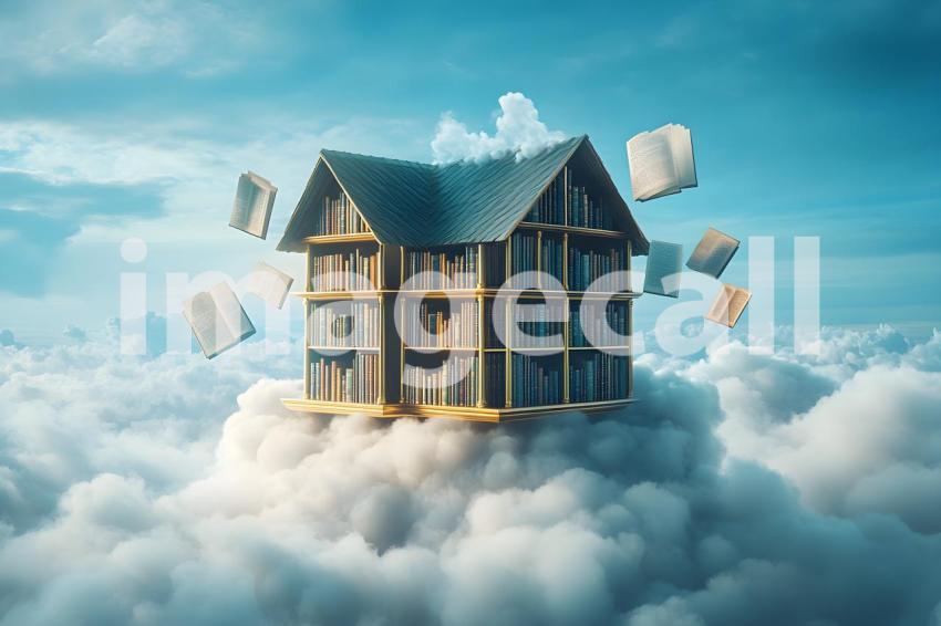 018 floating library dream 40 backdrops b25181