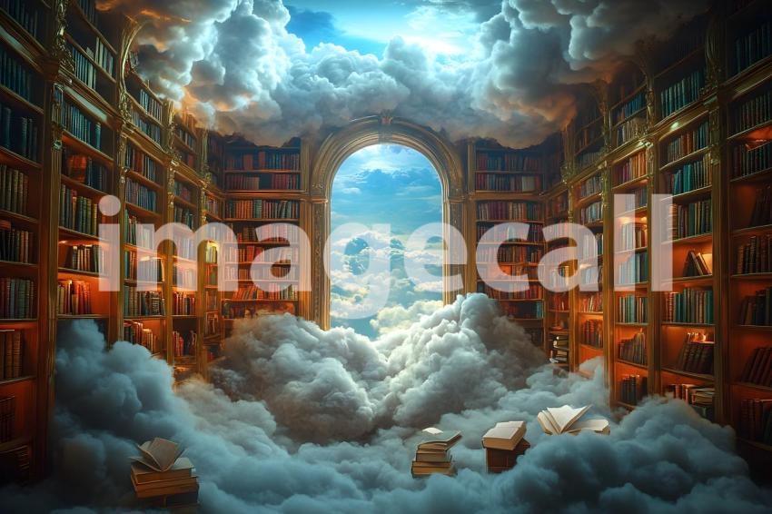 021 floating library dream 40 backdrops b25181