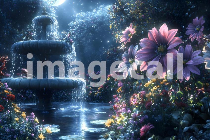 028 fairytale garden escape 40 backdrops b25243