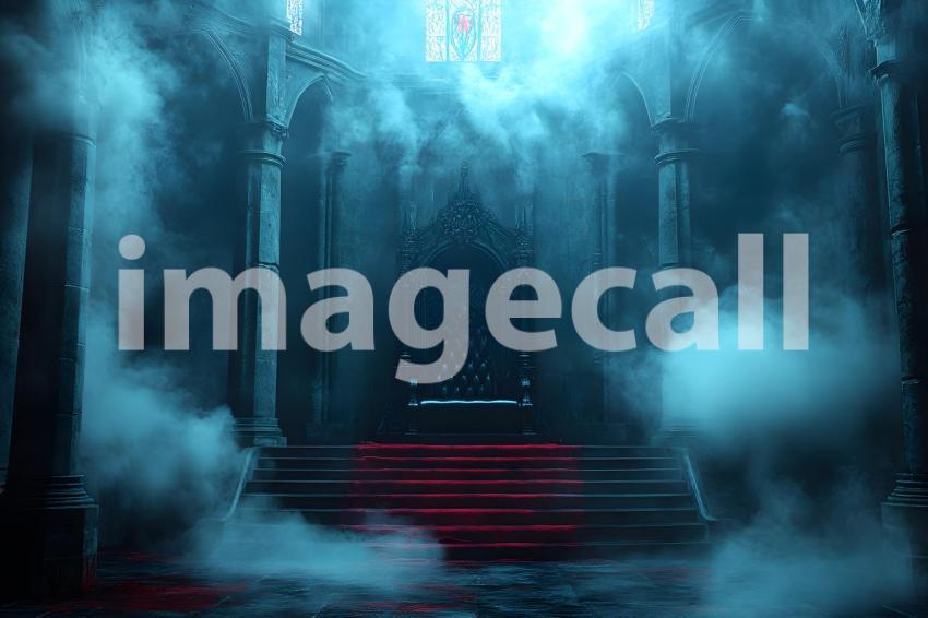 029 vampire throne room 45 backdrops b25063