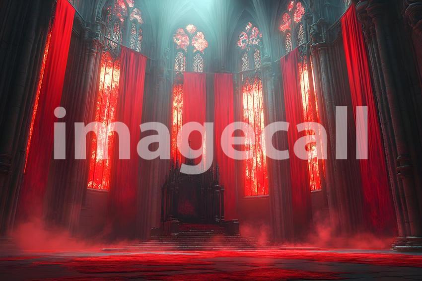 009 vampire throne room 45 backdrops b25063