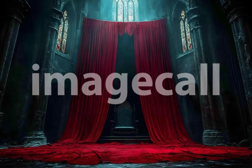 048 vampire throne room 45 backdrops b25063