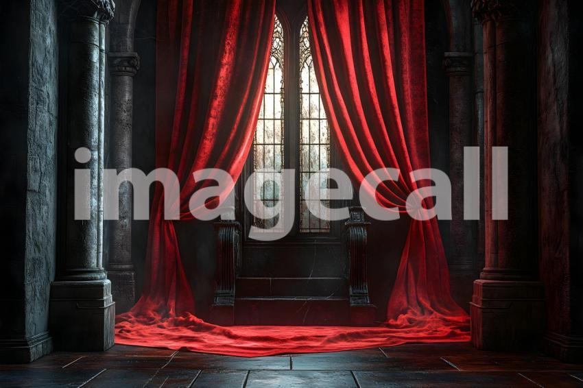 004 vampire throne room 45 backdrops b25063