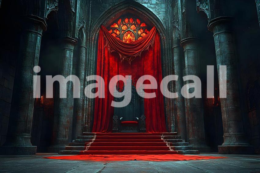 046 vampire throne room 45 backdrops b25063