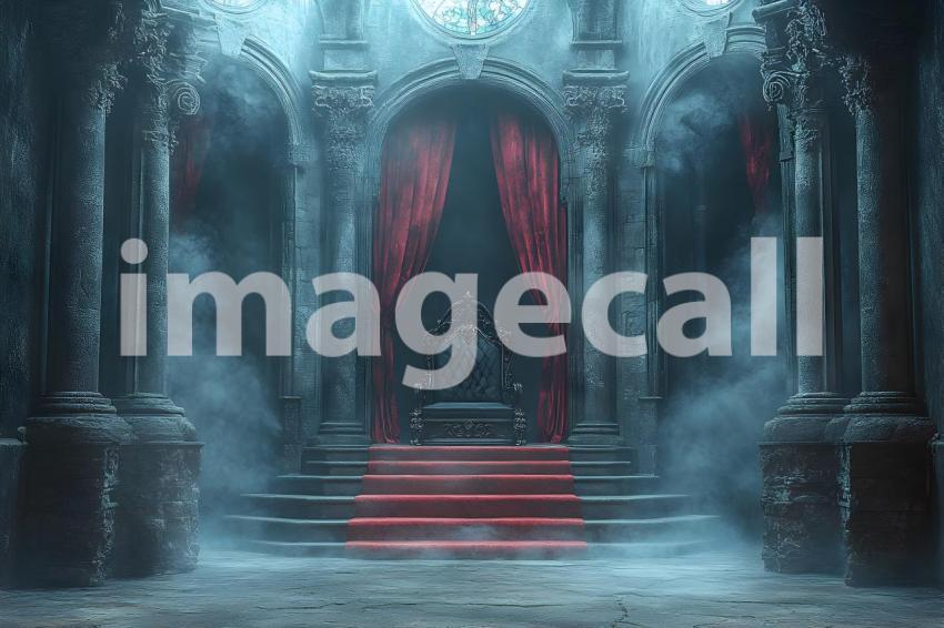 005 vampire throne room 45 backdrops b25063