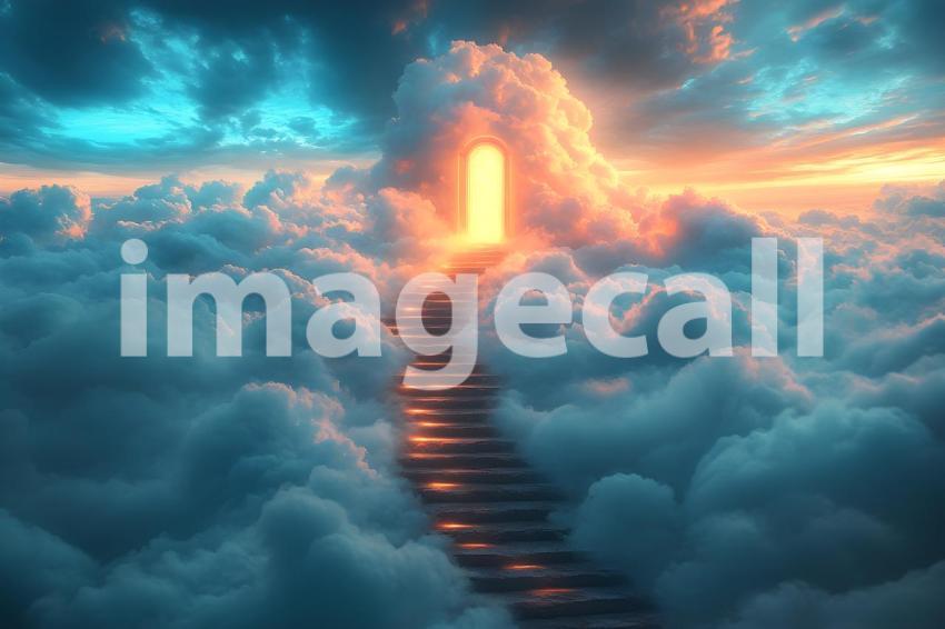 009 door in the sky 40 backdrops bd25450