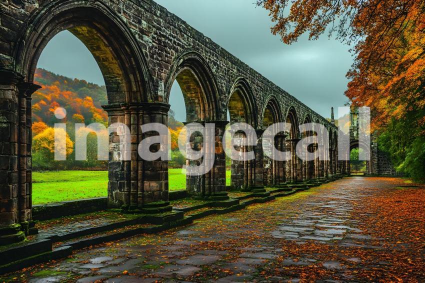 026 cinematic gothic arches 405 backdrops b25158