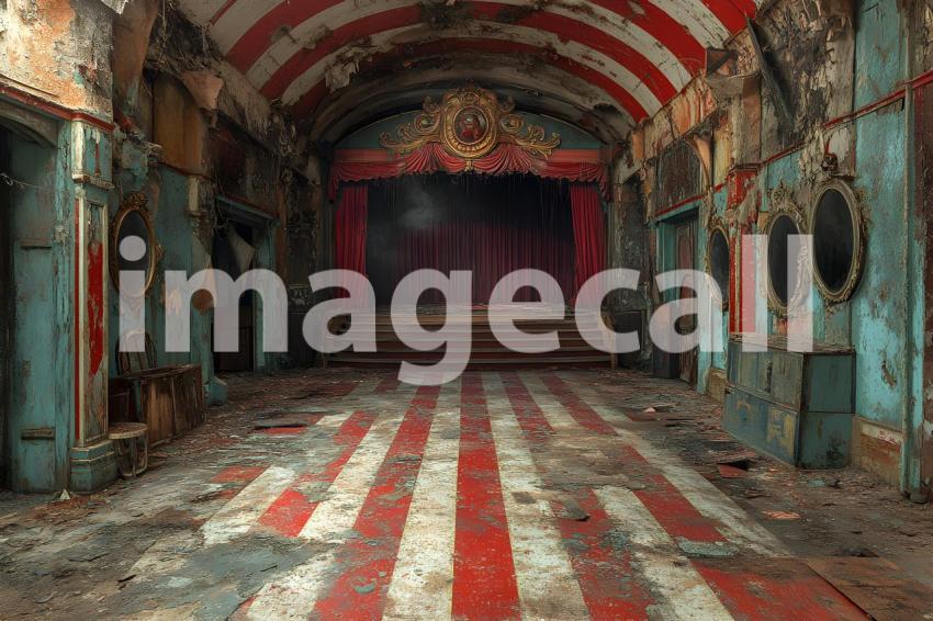 039 demonic carnival 45 backdrops bd25447