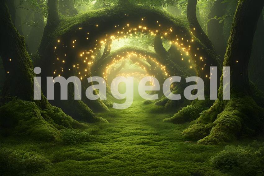 045 enchanted forest 50 backdrops bd25456